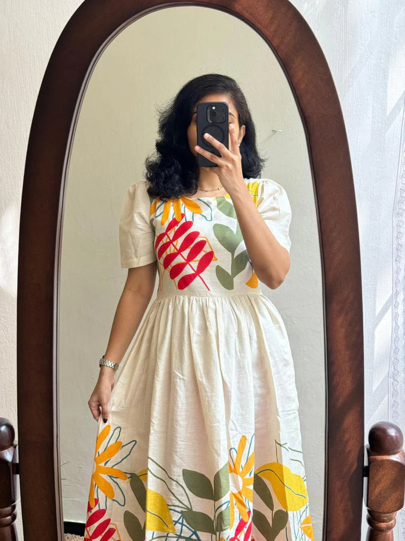 Beautiful Prints Of Pure And Rich Soft Cotton Gown